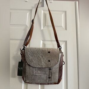 Myra Bag Edge Flap Shoulder Bag